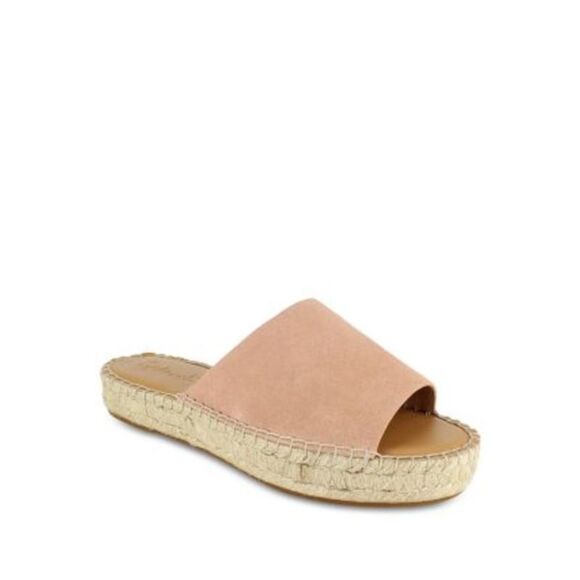 SPLENDID Womens Beige Goring Maia Round Toe Slip On Leather Espadrille Shoes 8 M